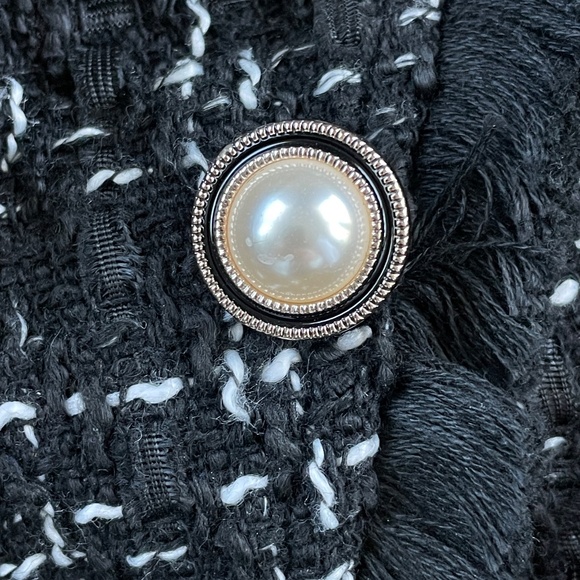 Women's Elegant High Waist A-line plaid tweed mini skirt Size L - Picture 11 of 13